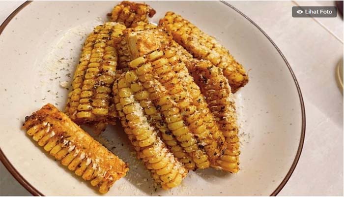 Resep Jagung Panggang Oles Saus Barbeku, Camilan untuk 17-an